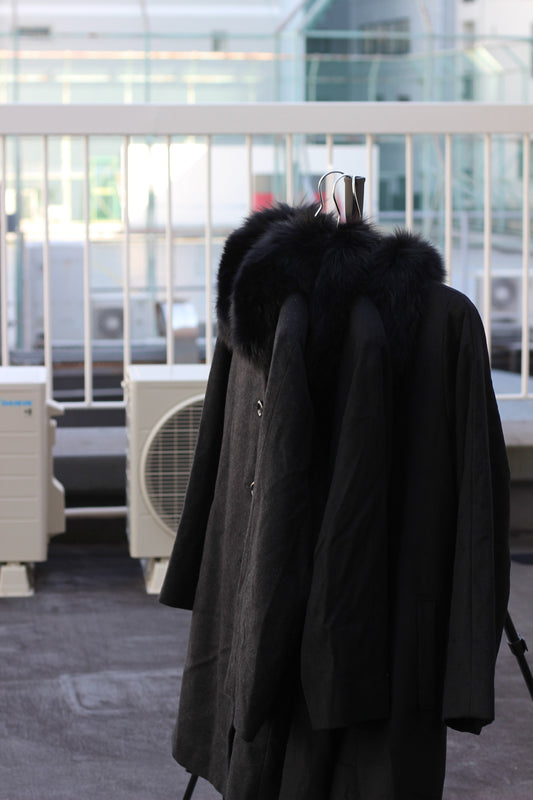 Women's Cashmere100% Fur Coat x3点