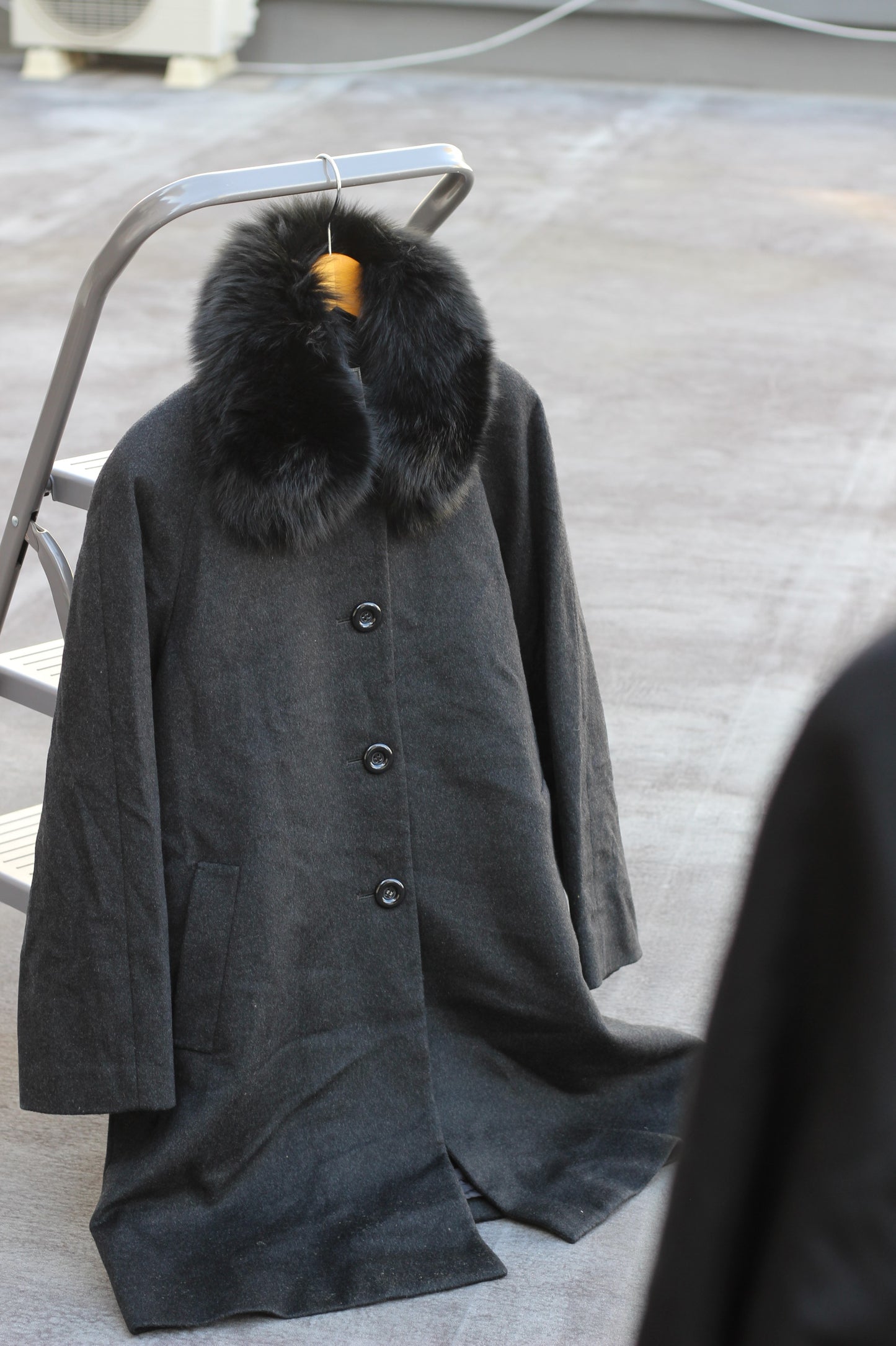 Women's Cashmere100% Fur Coat x3点
