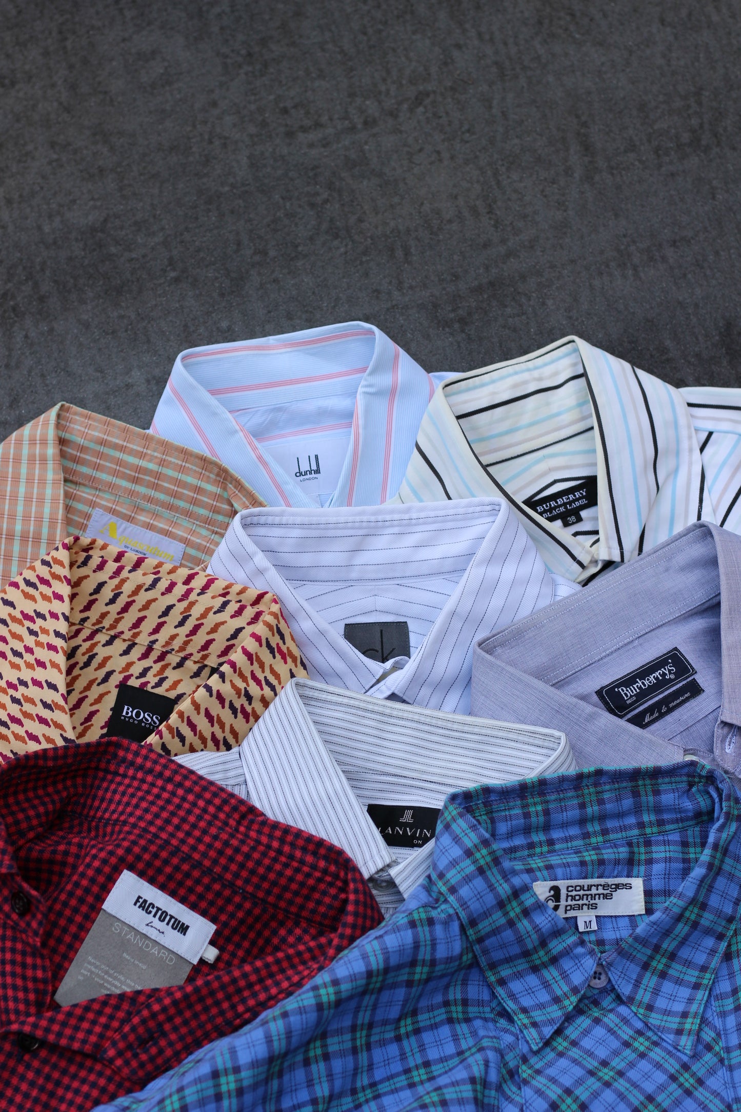 Men's luxury brand shirt x9点