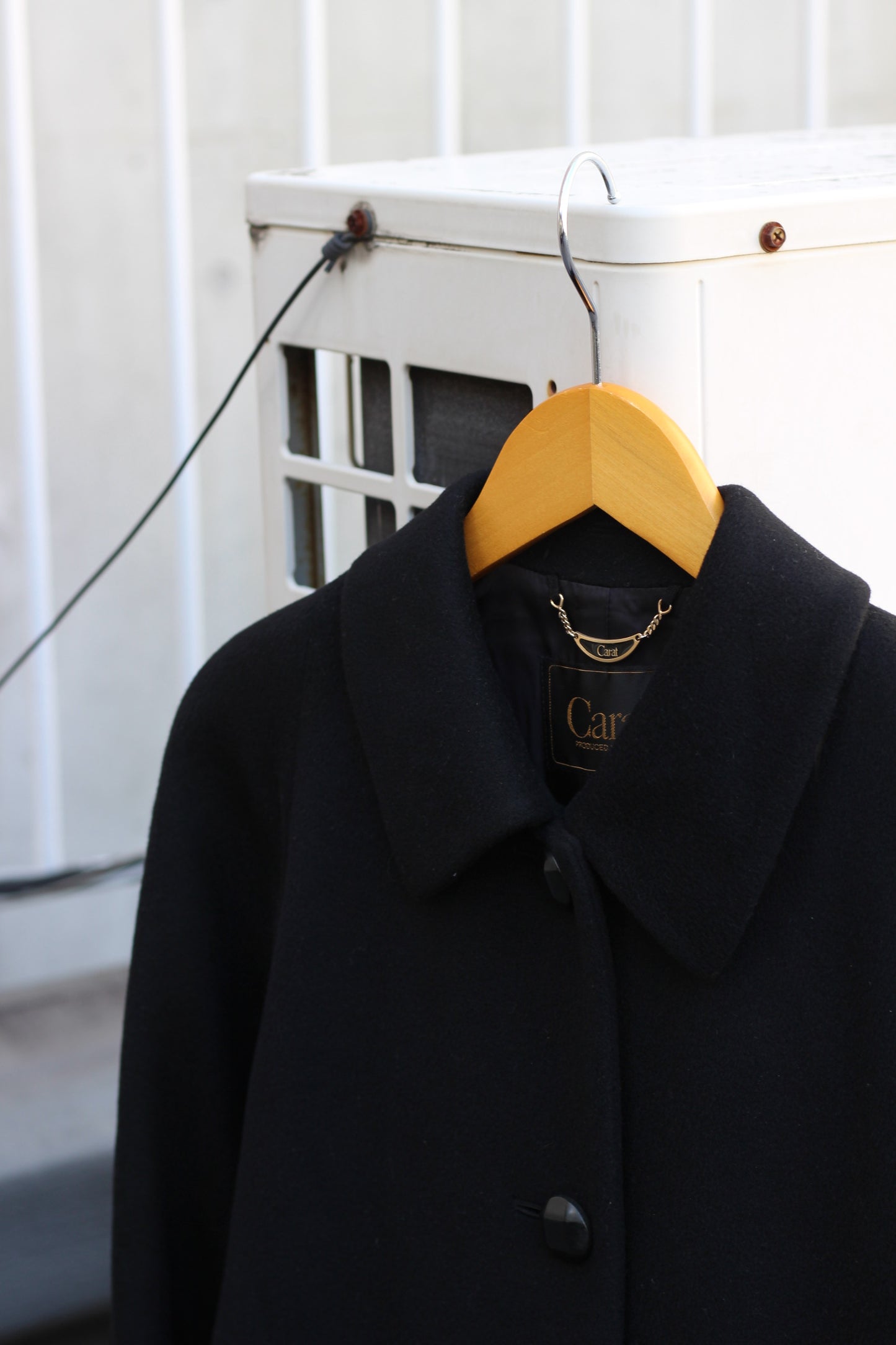 Women's Black Cashmere100% Long Coat x5点