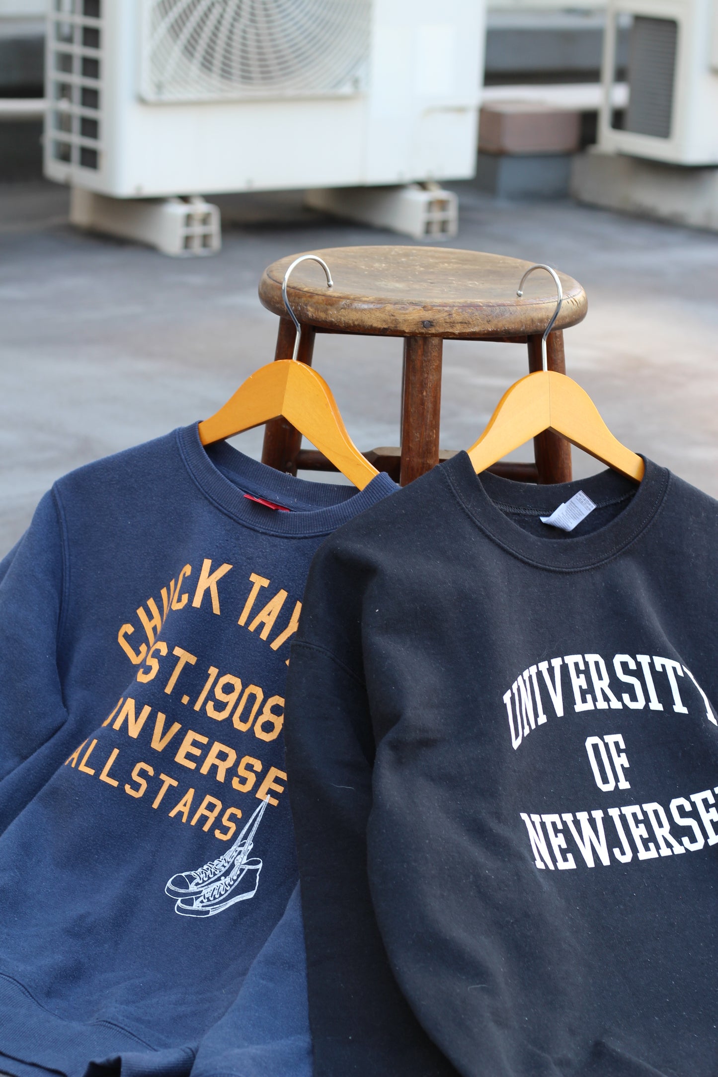 College Design Sweatshirt Hoodie x4点