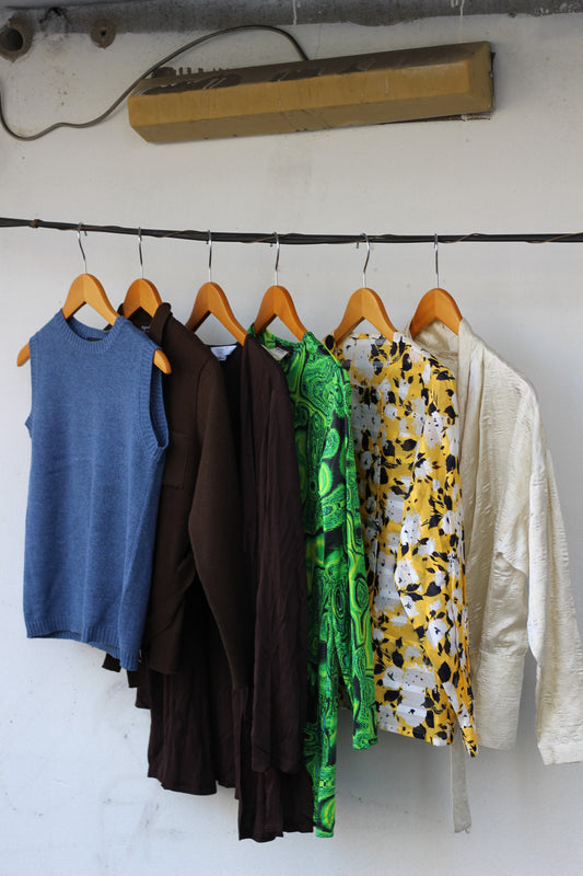 Ladies import vintage tops item x6点