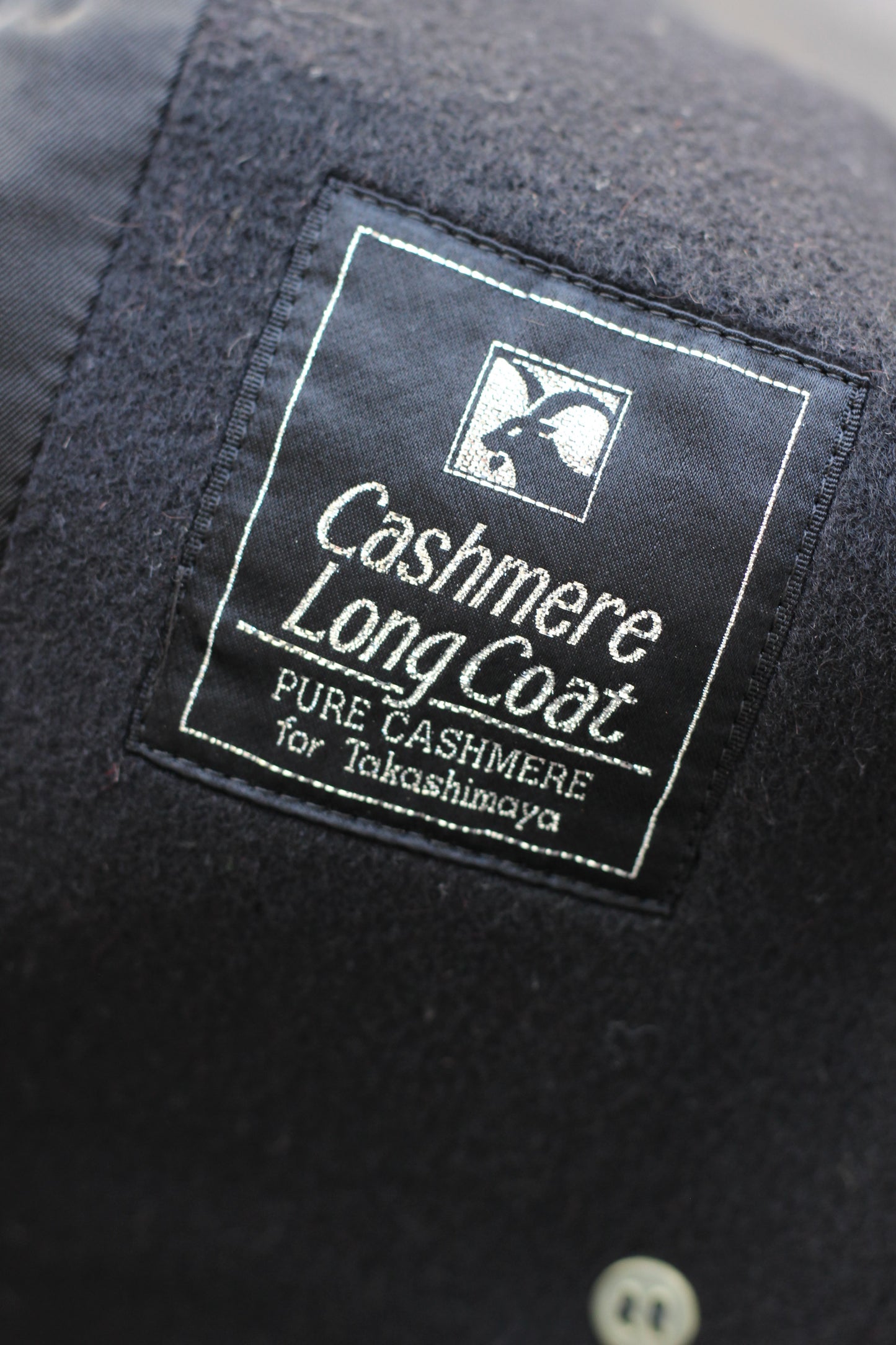 Women's Black Cashmere100% Long Coat x5点