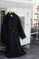 Women's Black Cashmere100% Long Coat x5点