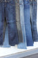 Y2K import flare denim pants x6点