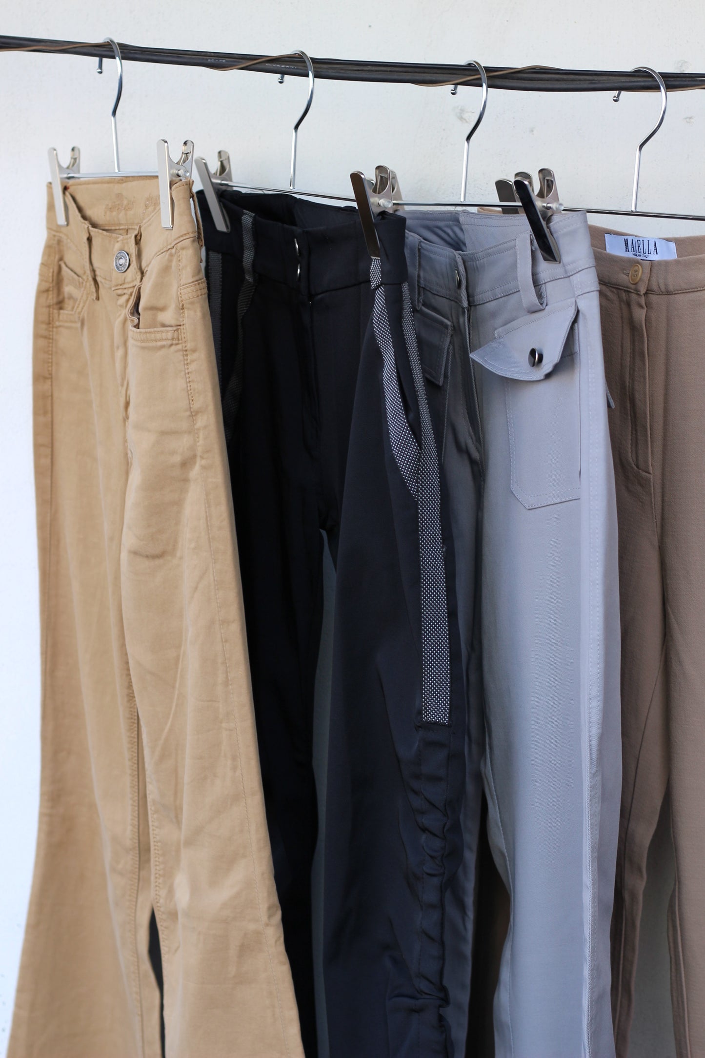 Y2K import flare pants x5点