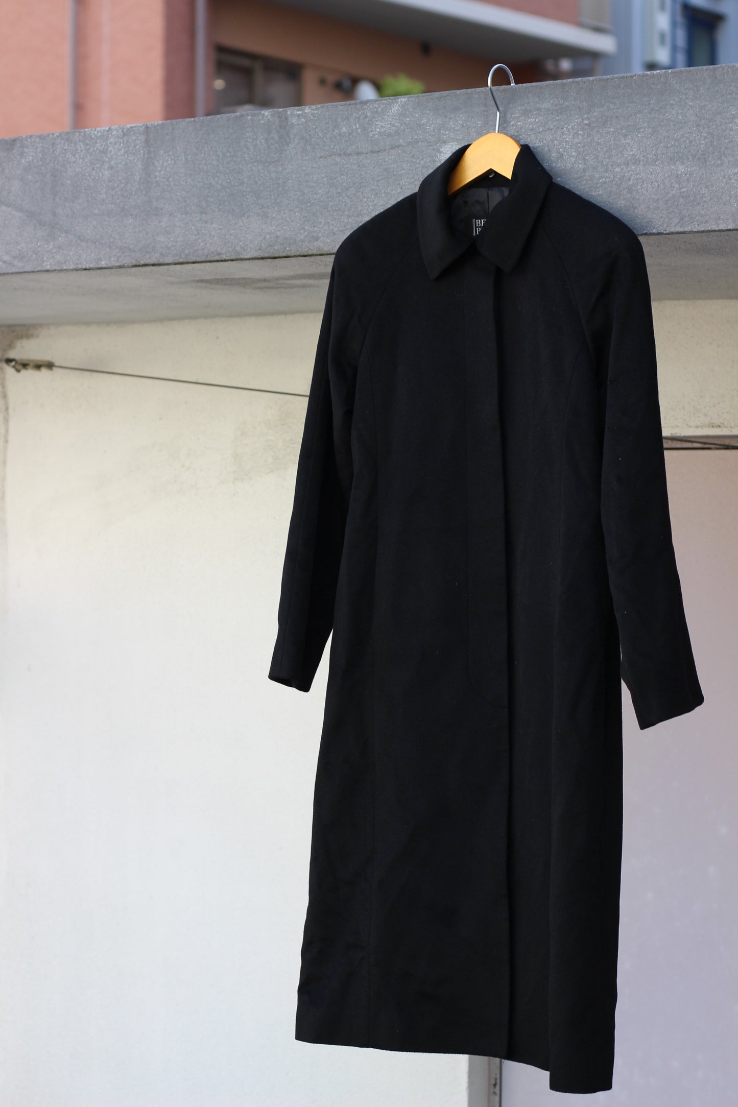 Women's Black Cashmere100% Long Coat x5点