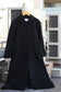 Women's Black Cashmere100% Long Coat x5点