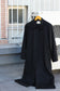Women's Black Cashmere100% Long Coat x5点
