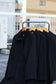 Women's Black Cashmere100% Long Coat x4点