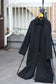 Women's Black Cashmere100% Long Coat x4点