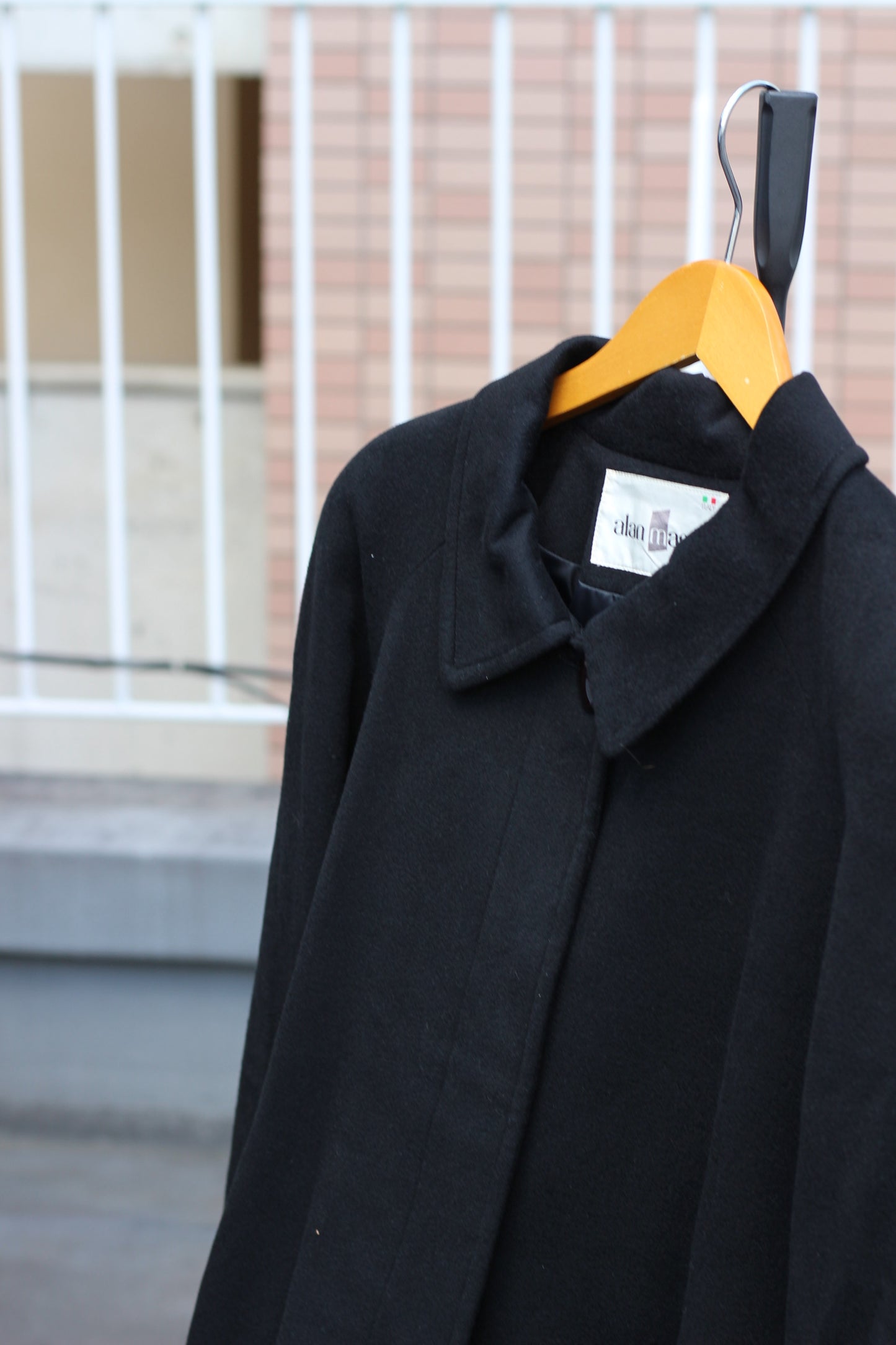 Women's Black Cashmere100% Long Coat x4点