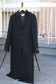 Women's Black Cashmere100% Chester Long Coat x3点