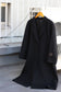 Women's Black Cashmere100% Chester Long Coat x3点