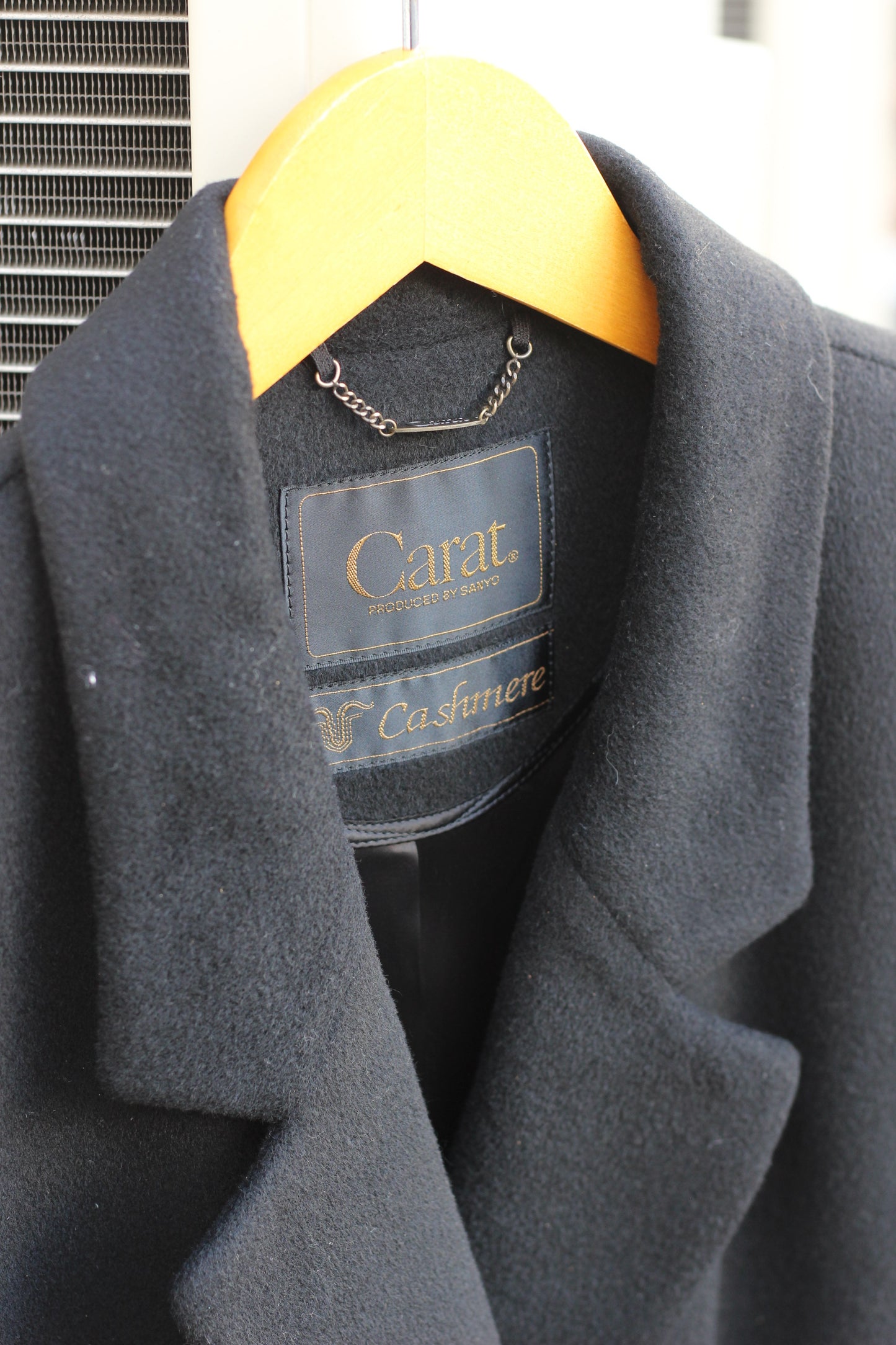 Women's Black Cashmere100% Chester Long Coat x3点