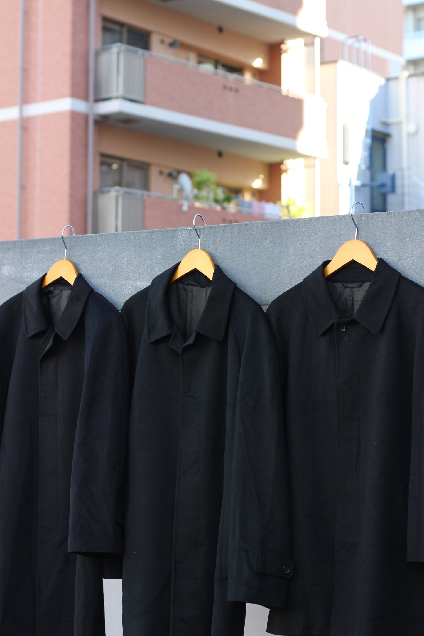 Men's Black Cashmere100% Coat x8点