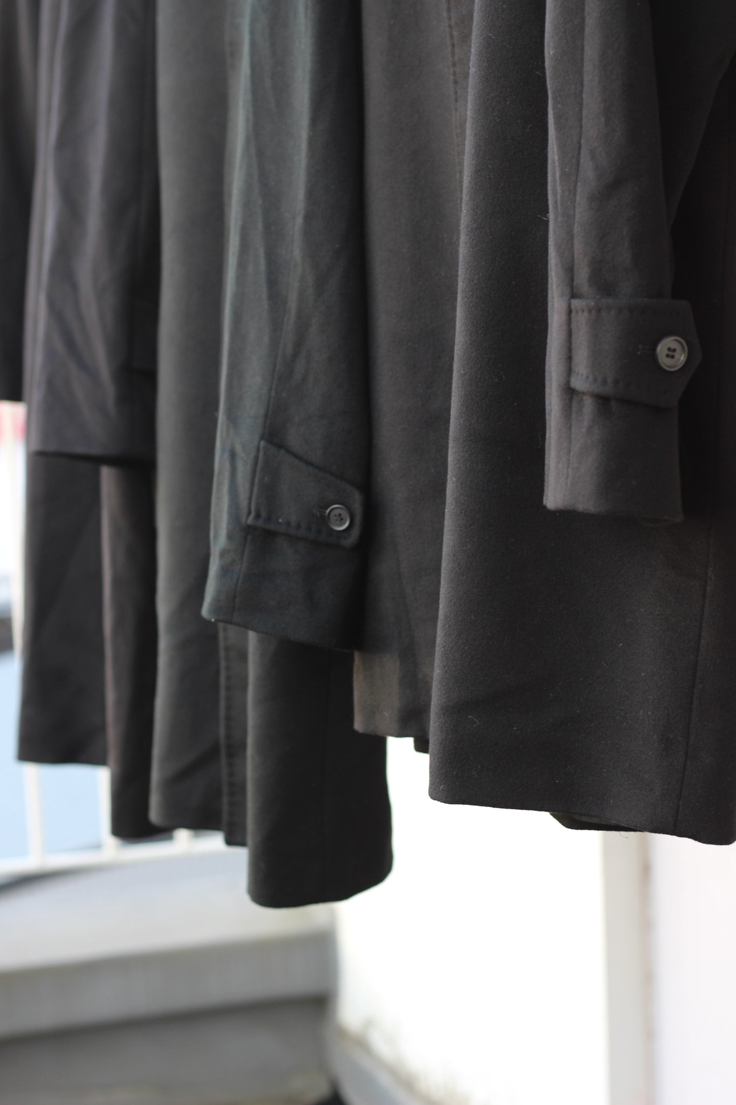 Men's Black Cashmere100% Coat x8点