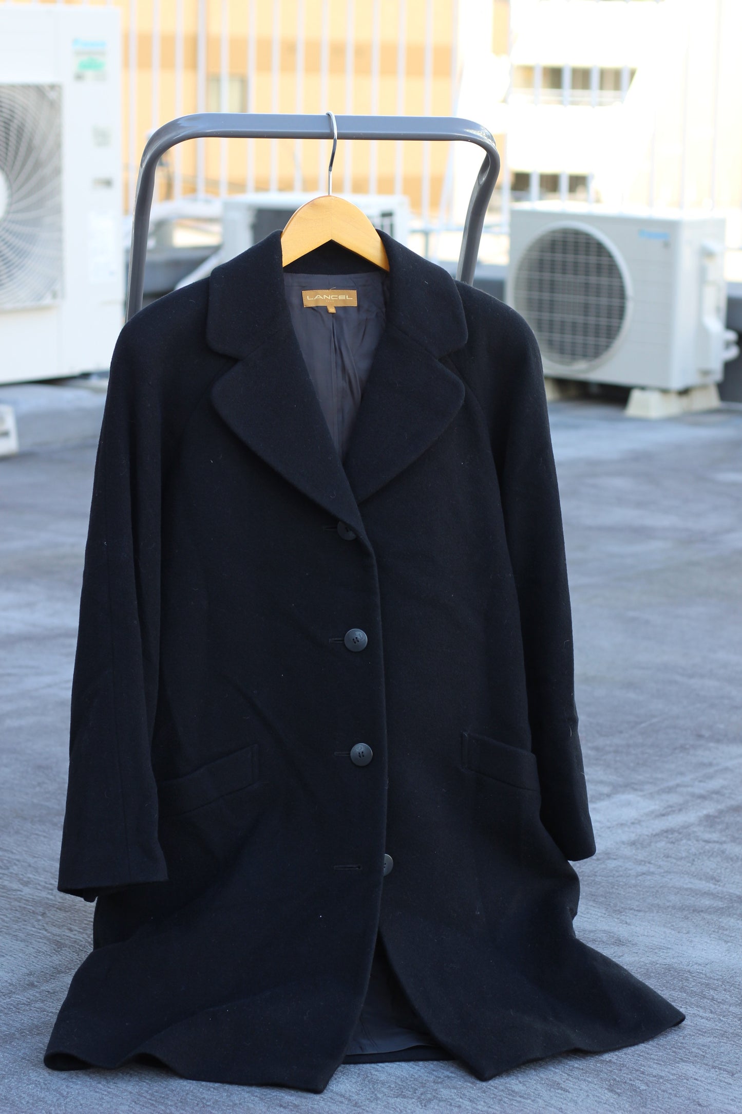 Men's Black Cashmere100% Coat x8点