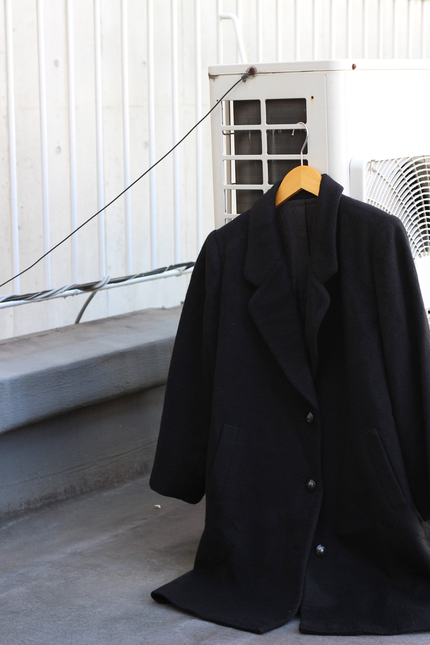 Men's Black Cashmere100% Coat x8点