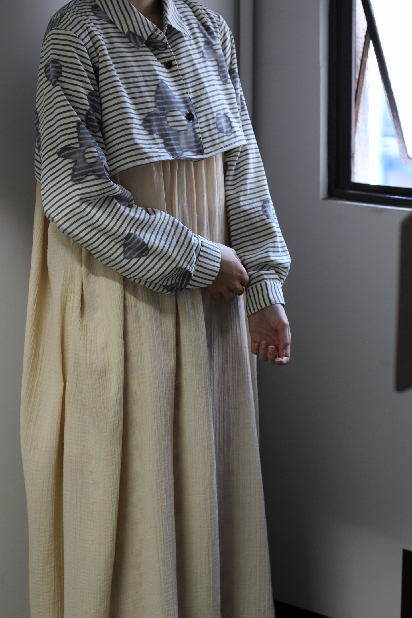 Remake Vintage Design Short Blouse x5点