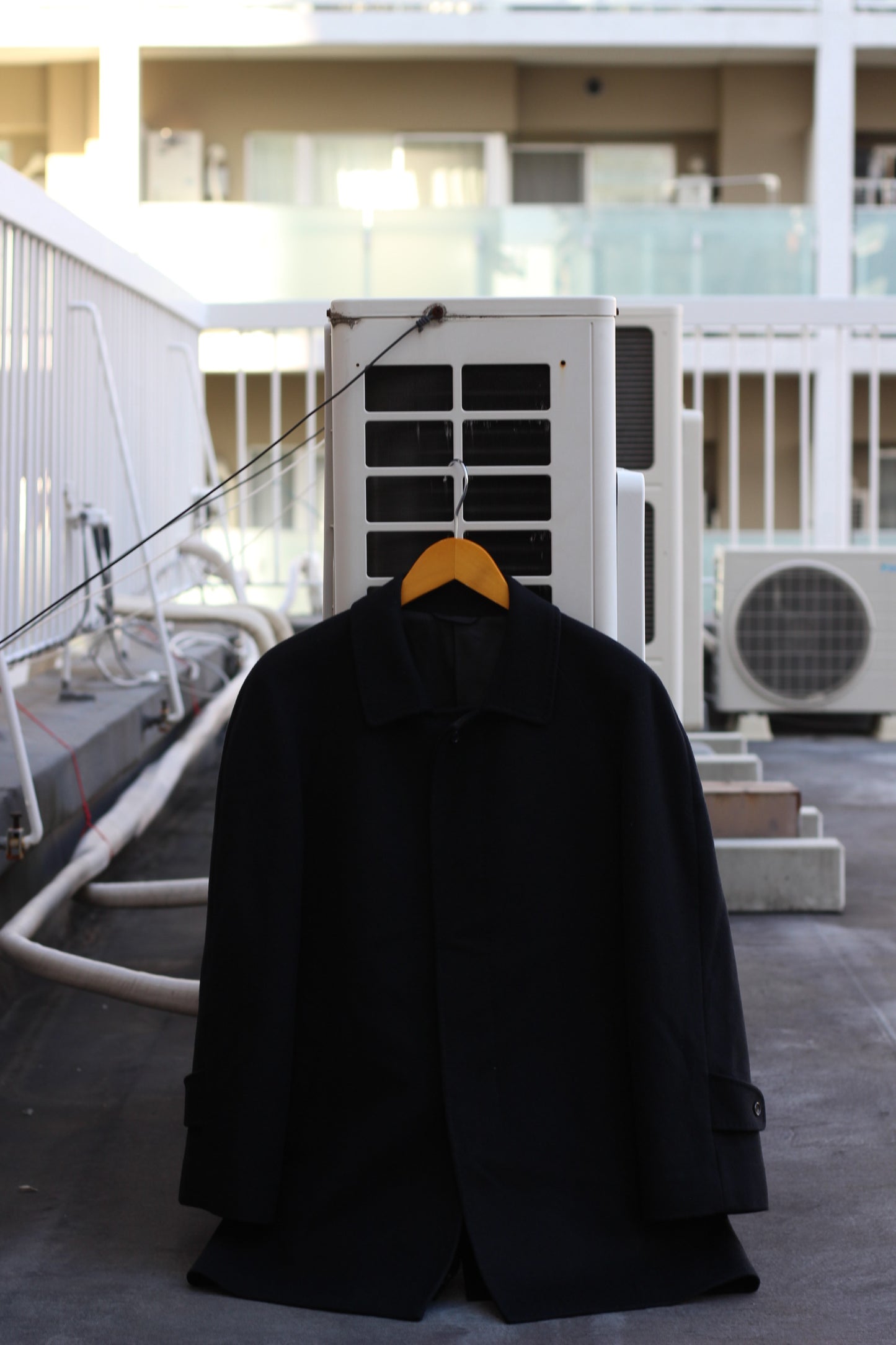 Men's Black Cashmere100% Coat x8点