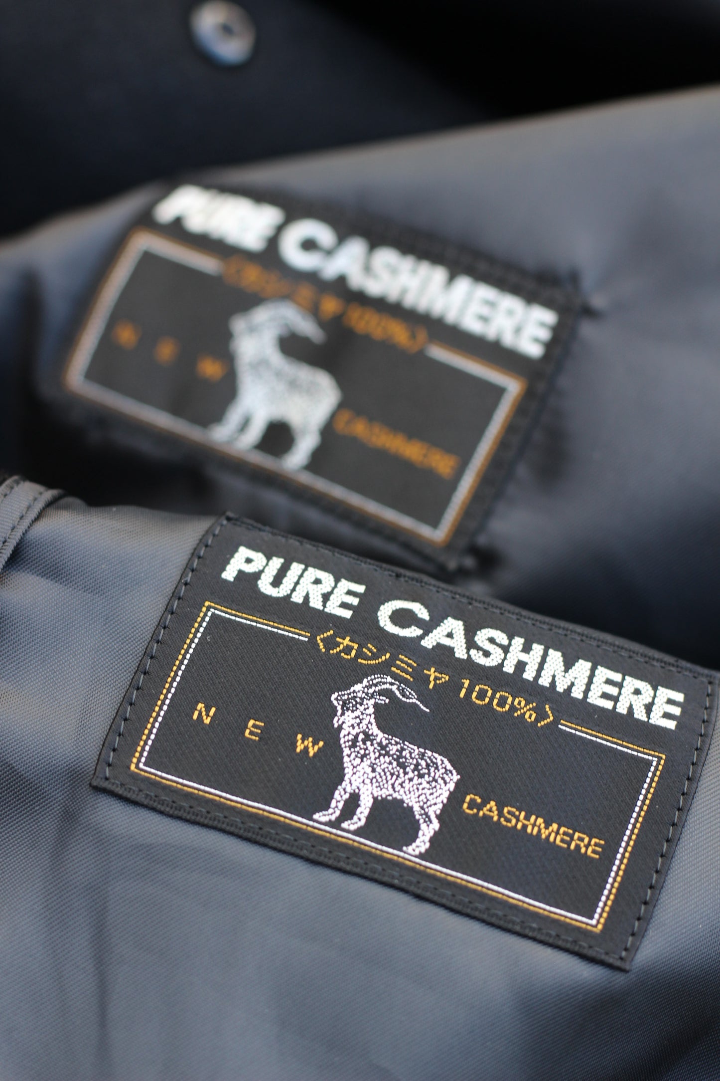 Men's Black Cashmere100% Coat x8点