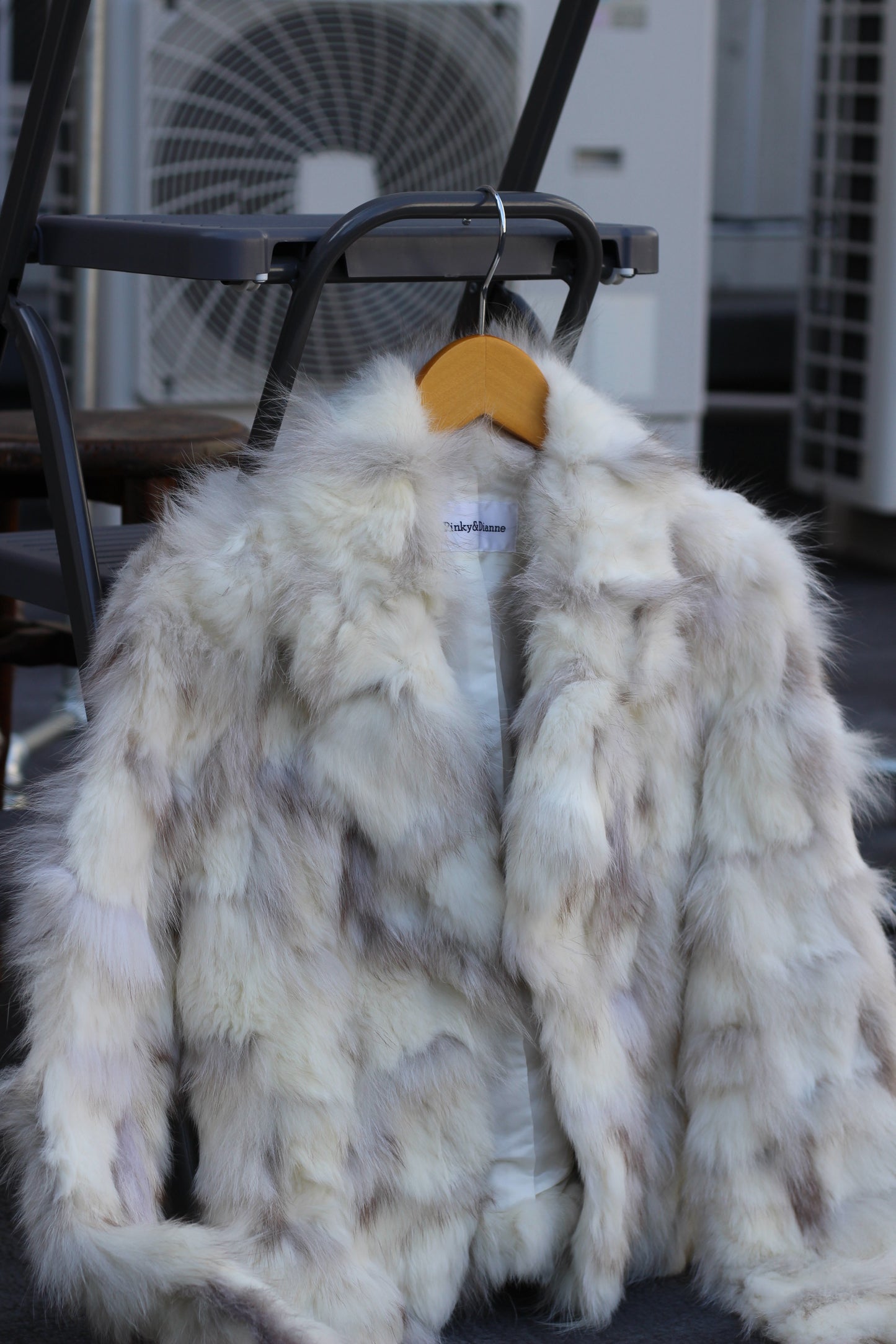 Vintage White Fur Jacket x3点