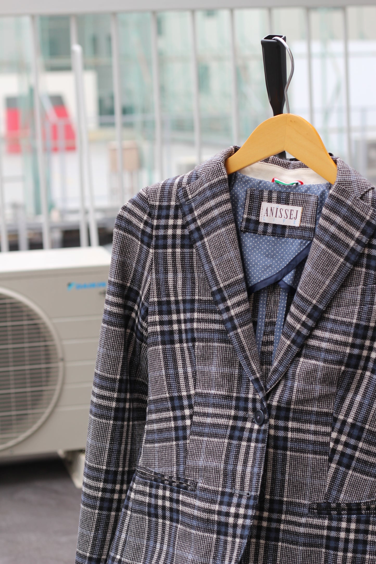 Made In Italy Women's Check Tailored Jacket x2点