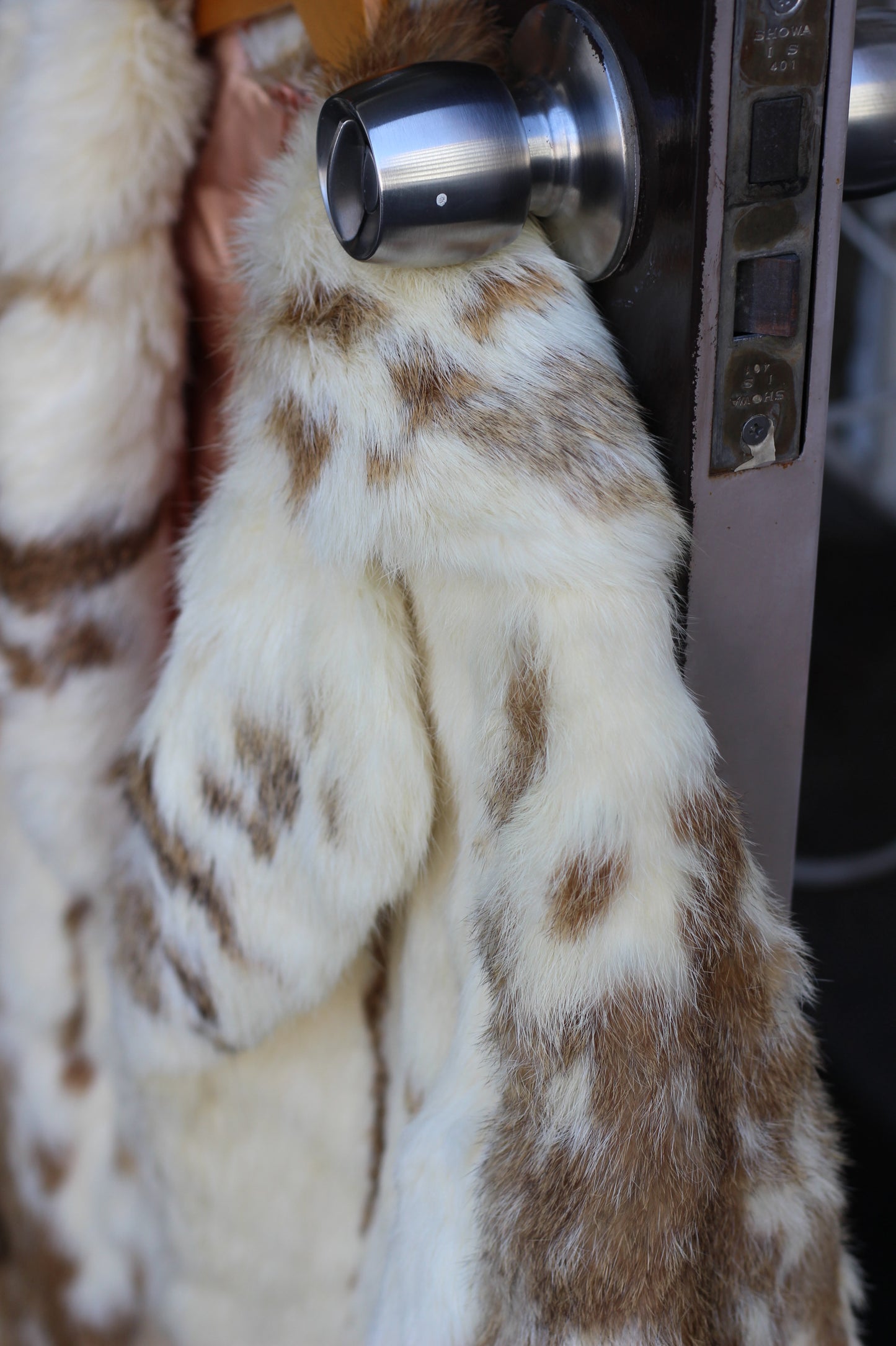 Vintage Beige Fur Jacket x3点