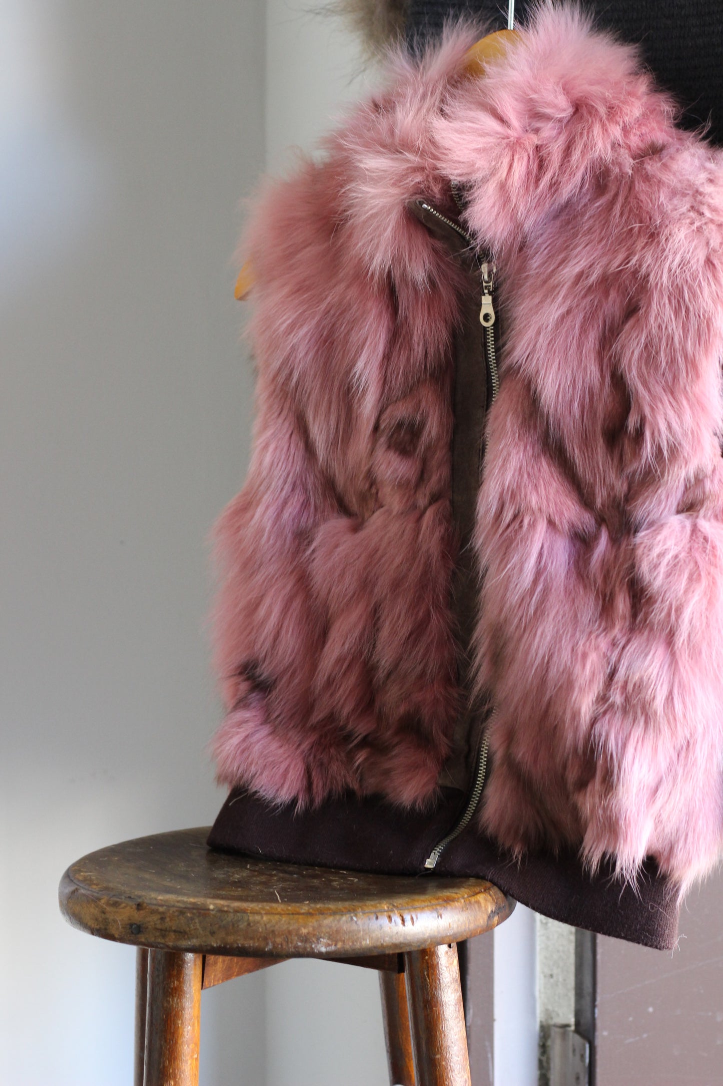 Vintage Made In France Fur Vest x2点