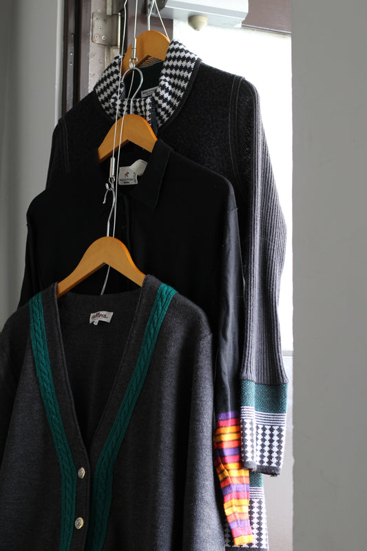 Made In Italy Women's Design Knit Cardigan x3点