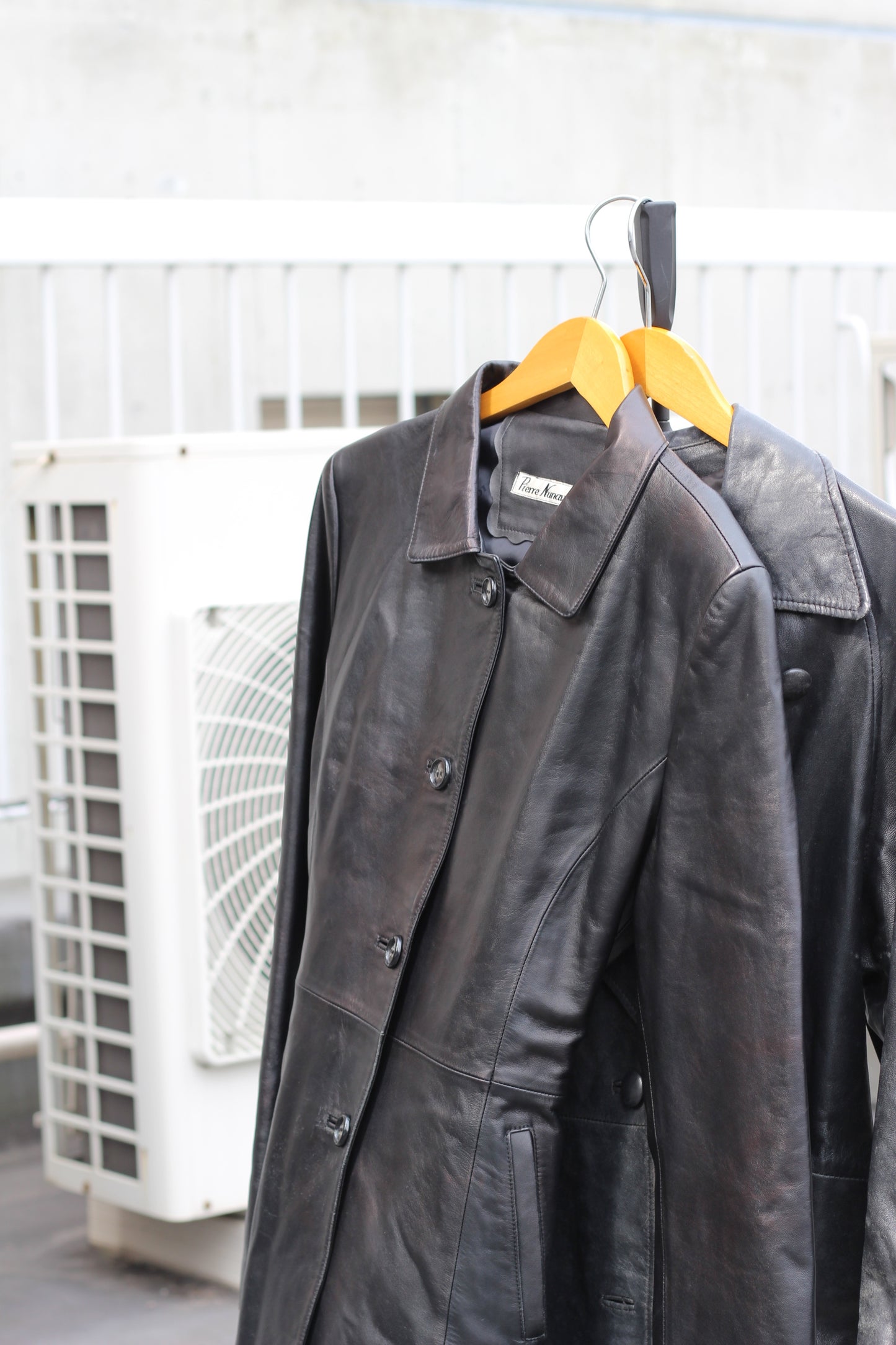 Women's Vintage Lamb Leather Coat x2点