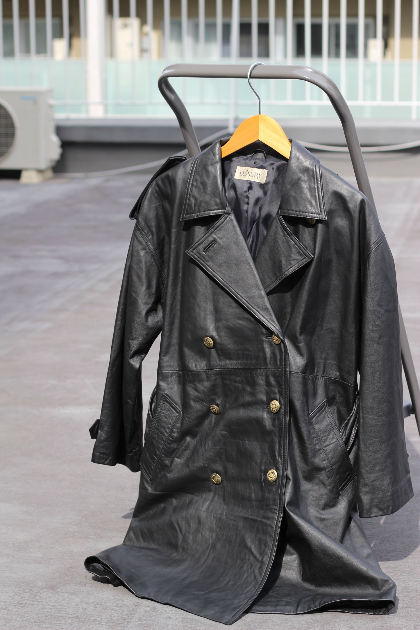 Women's Vintage Leather Coat x2点