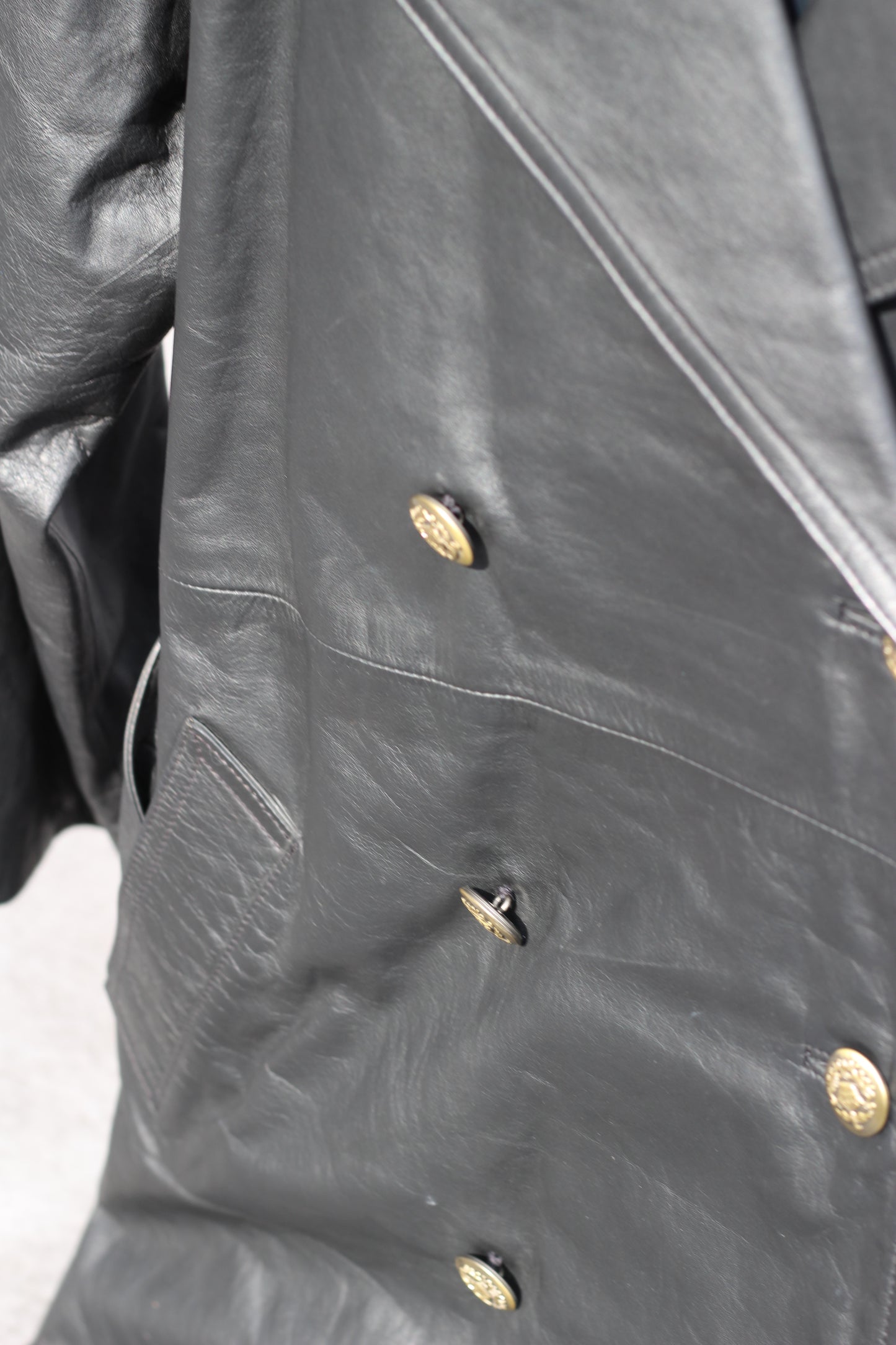 Women's Vintage Leather Coat x2点