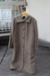 Women's Angora & Merino Wool 100% Beige & Gray Coat x3点