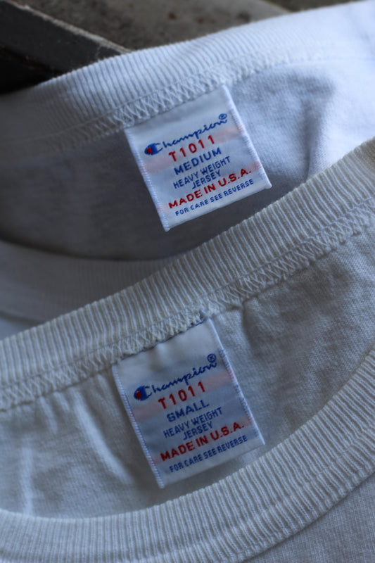 90-00's Made In USA Champion T1011 T-Shirt x2点