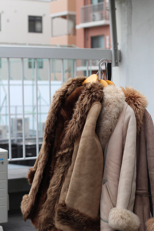 Women's Vintage Mouton Jackets & Coats x3点