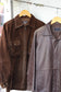 Men's brown leather jacket x10点