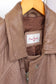 Men's brown leather jacket x10点