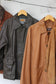 Men's brown leather jacket x10点