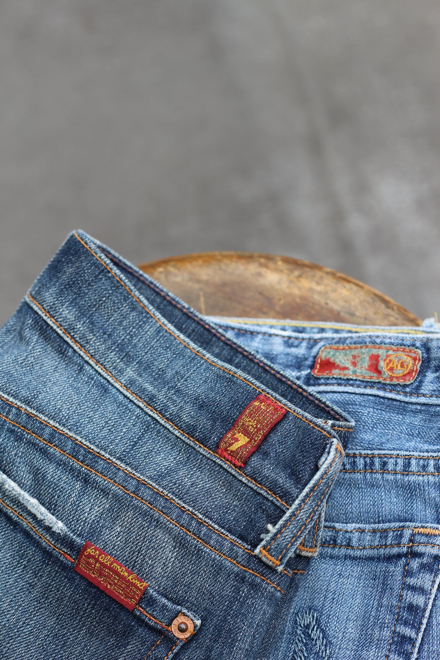 Made In Usa Y2K Style Women's Denim Pants x2点