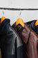 Men's Vintage Import Leather Jacket x5点