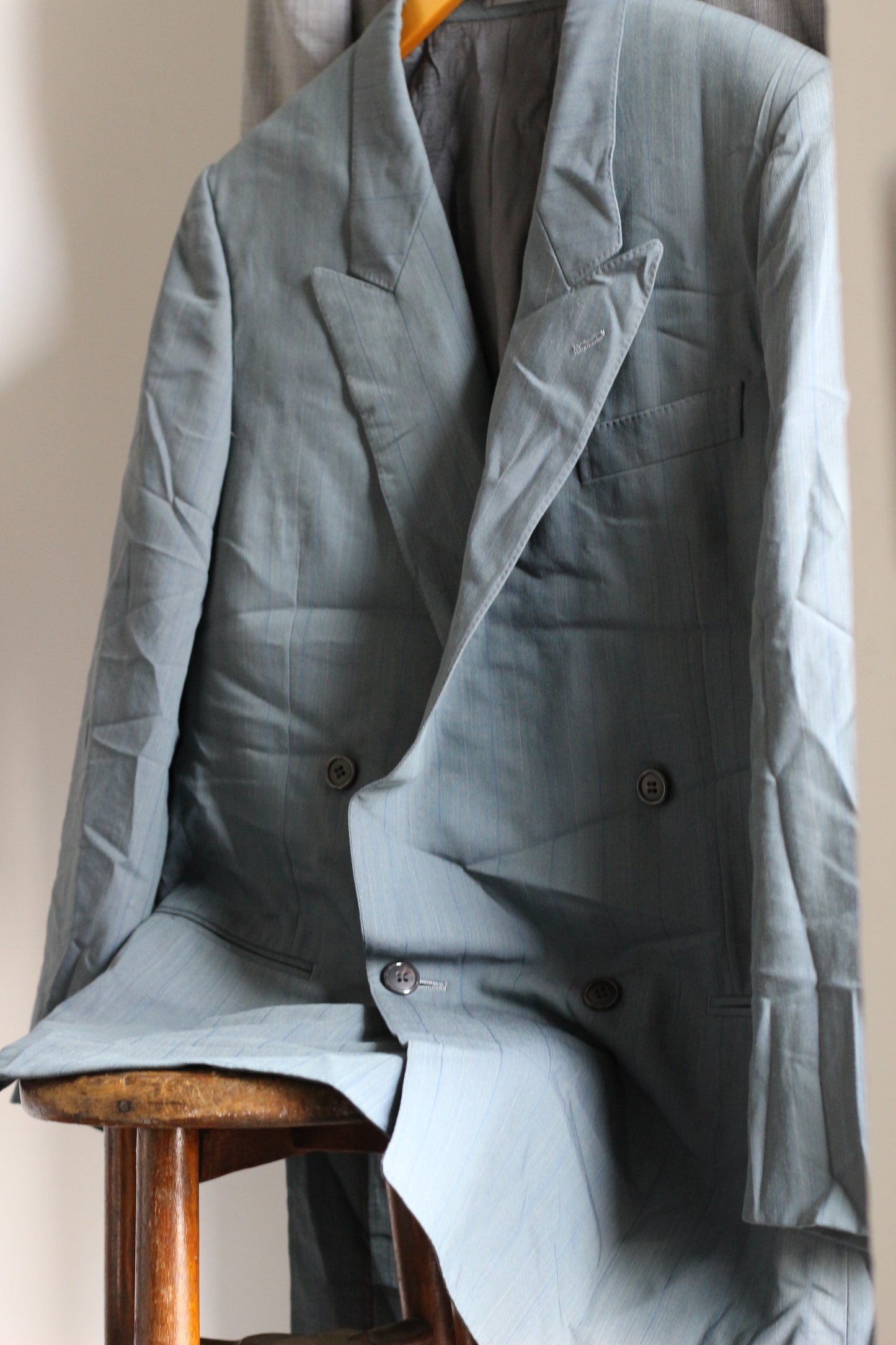 Men's Old Lanvin Double-Breasted Tailored Jacket x3点