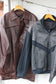 Men's Vintage Import Leather Jacket x5点