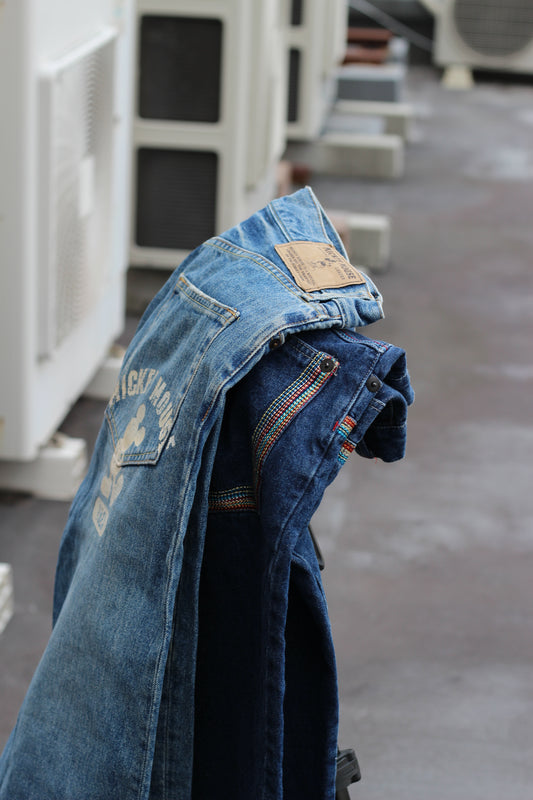 Men's Design Denim Shorts x2点