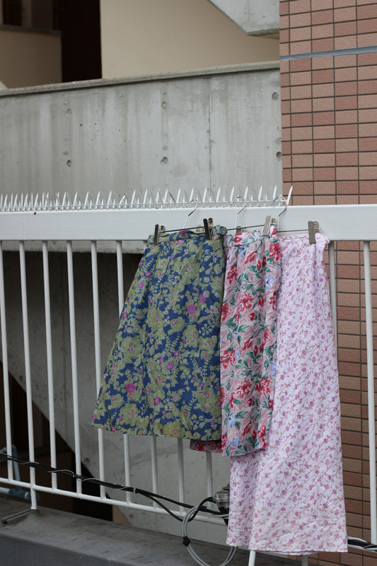 Vintage Flower Skirt x3点