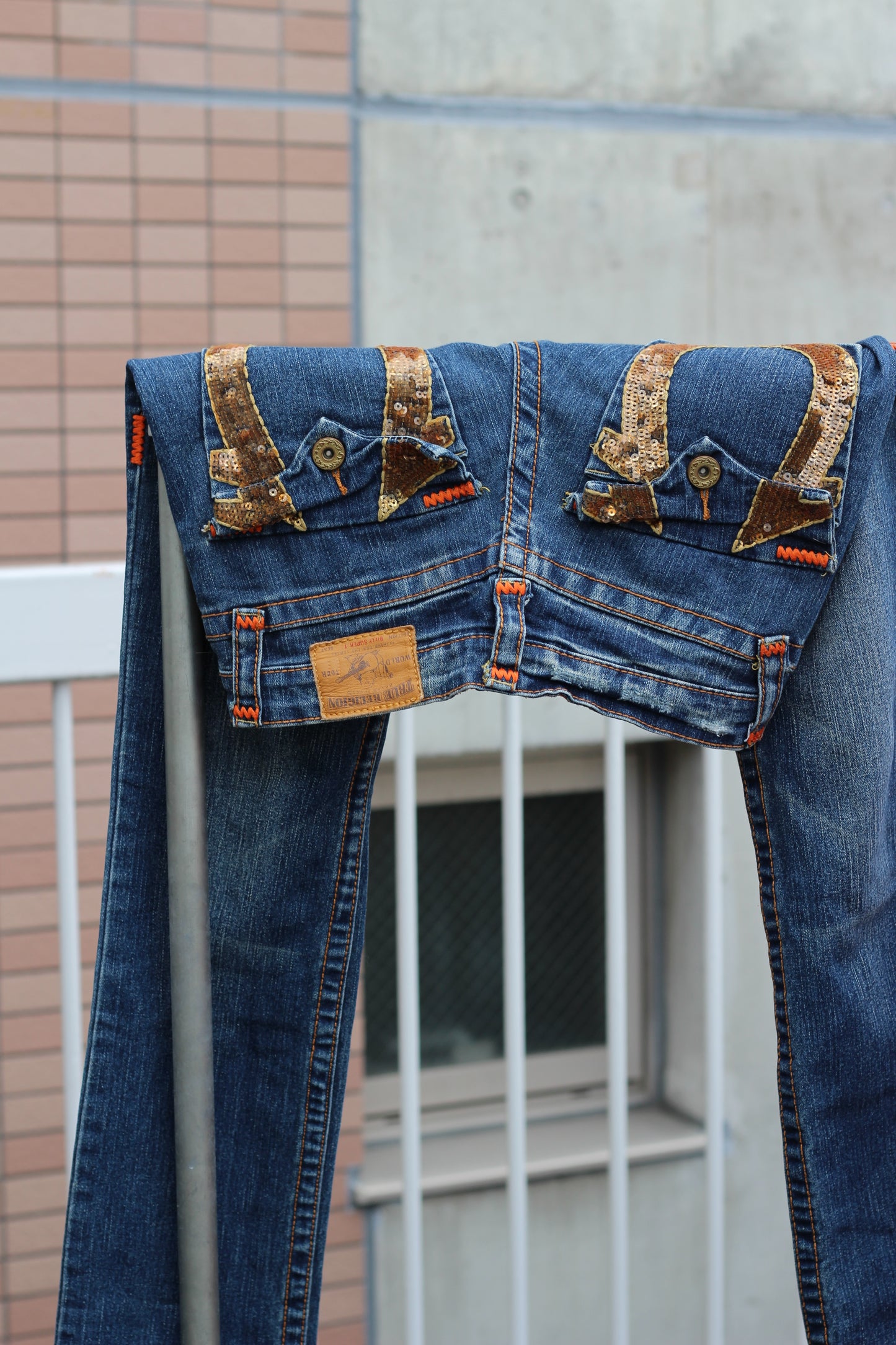 Y2K Style True Religion & Women's Flare Denim Pants x2点