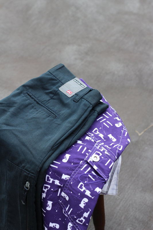 90-00's DC & Quiksilver Y2K Style Shorts x2点