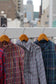 Vintage Check Long Sleeve Blouse x10点
