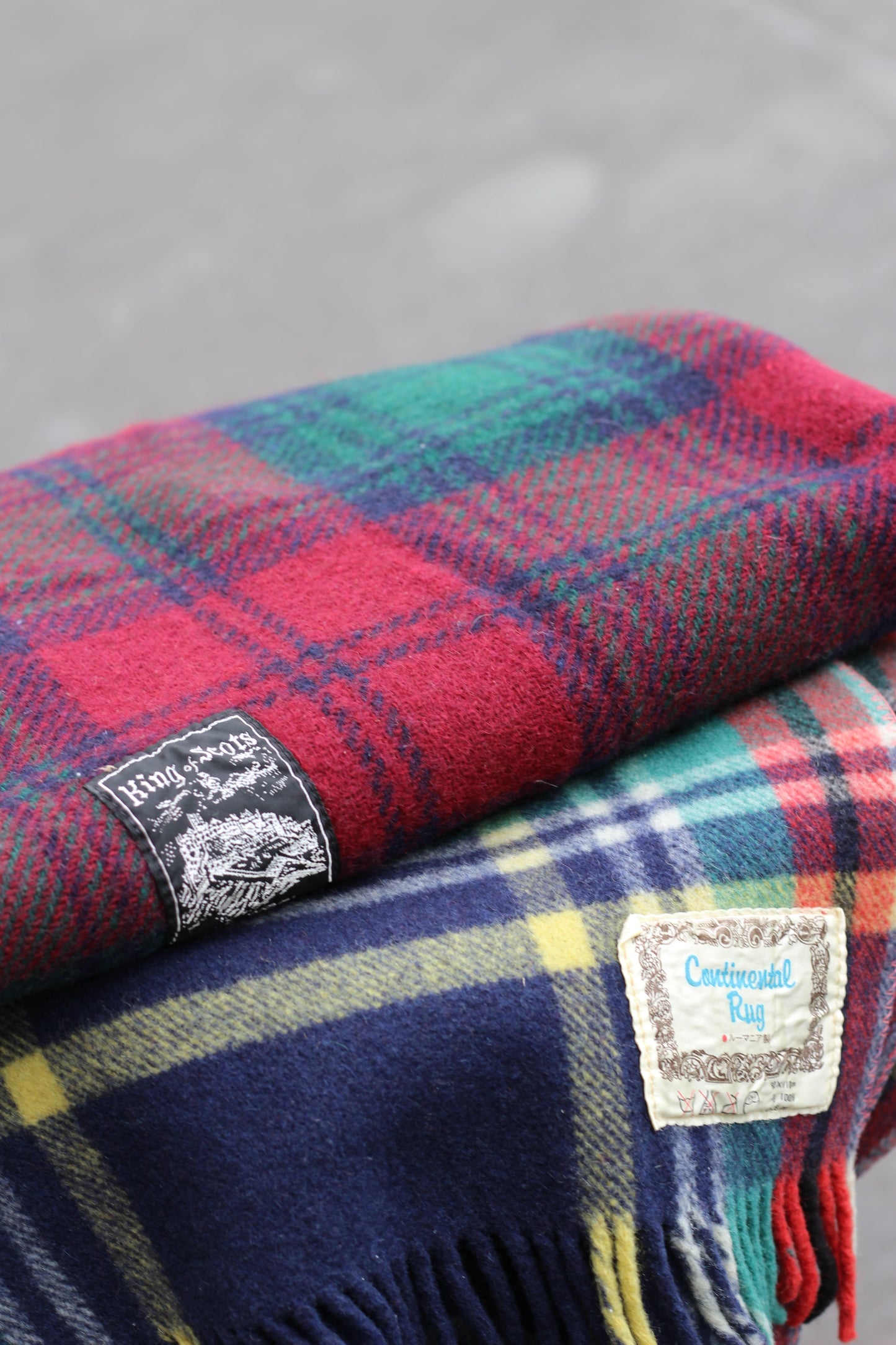 Made In UK & Romania Check Muffler x2点